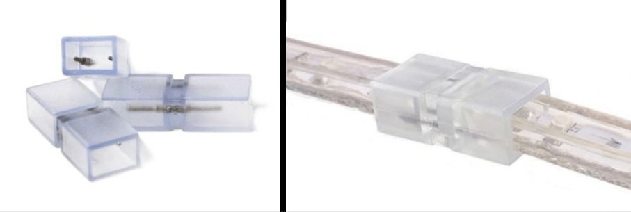 Conector de tiras LED de 2 y 4 pinchos